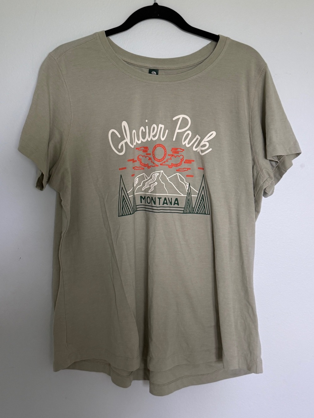 Ouray Glacier Park Montana Graphic T‑Shirt - Sage